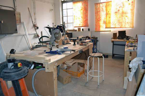 A workshop for wood constructions.